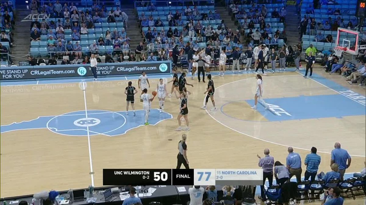 UNC Wilmington Seahawks at North Carolina Tar Heels Womens Basketball at Carmichael Arena