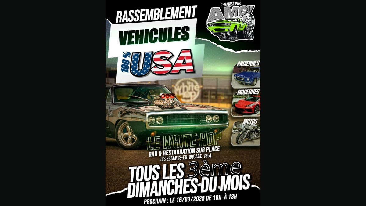 Rassemblement V\u00e9hicules 100% USA