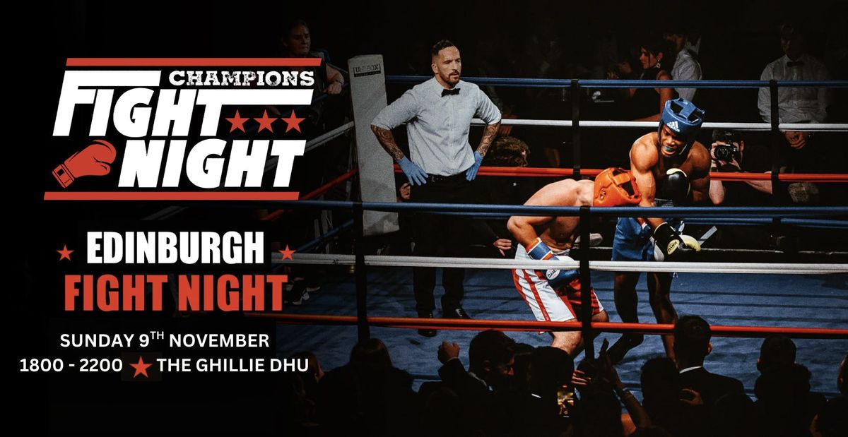 Fight Night Edinburgh: November 2025