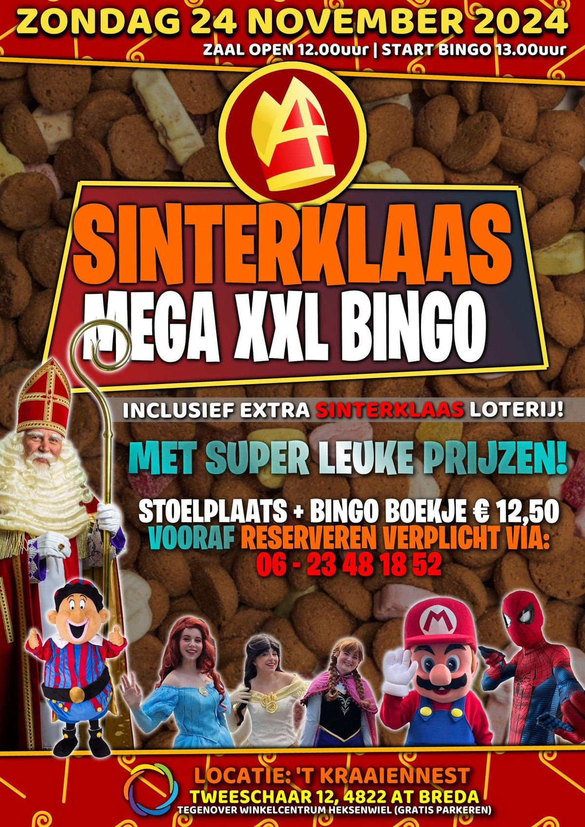 Sinterklaas mega XXL Bingo