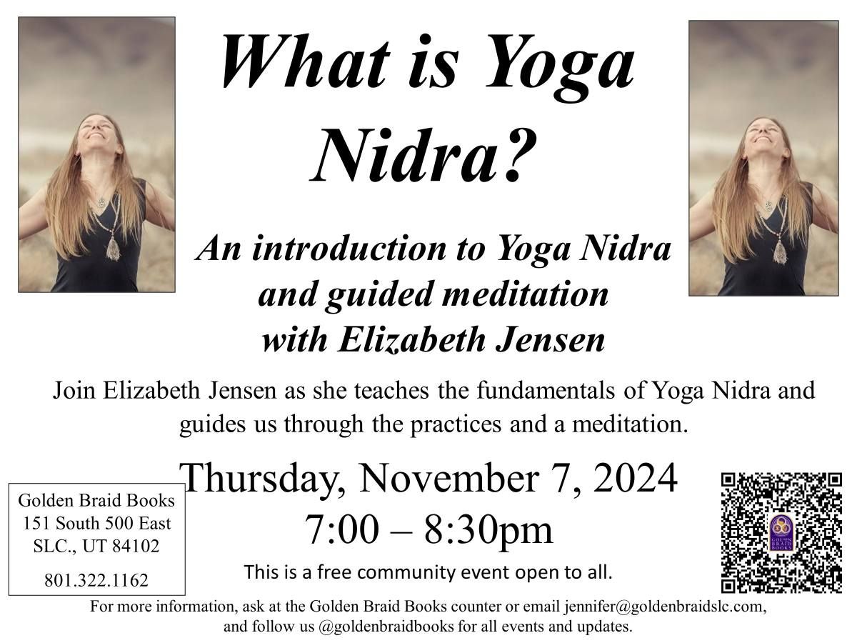 What is Yoga Nidra? An introduction to Yoga Nidra and guided meditation with Elizabeth Jensen