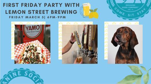 First Friday Party with Lemon Street Brewing Company