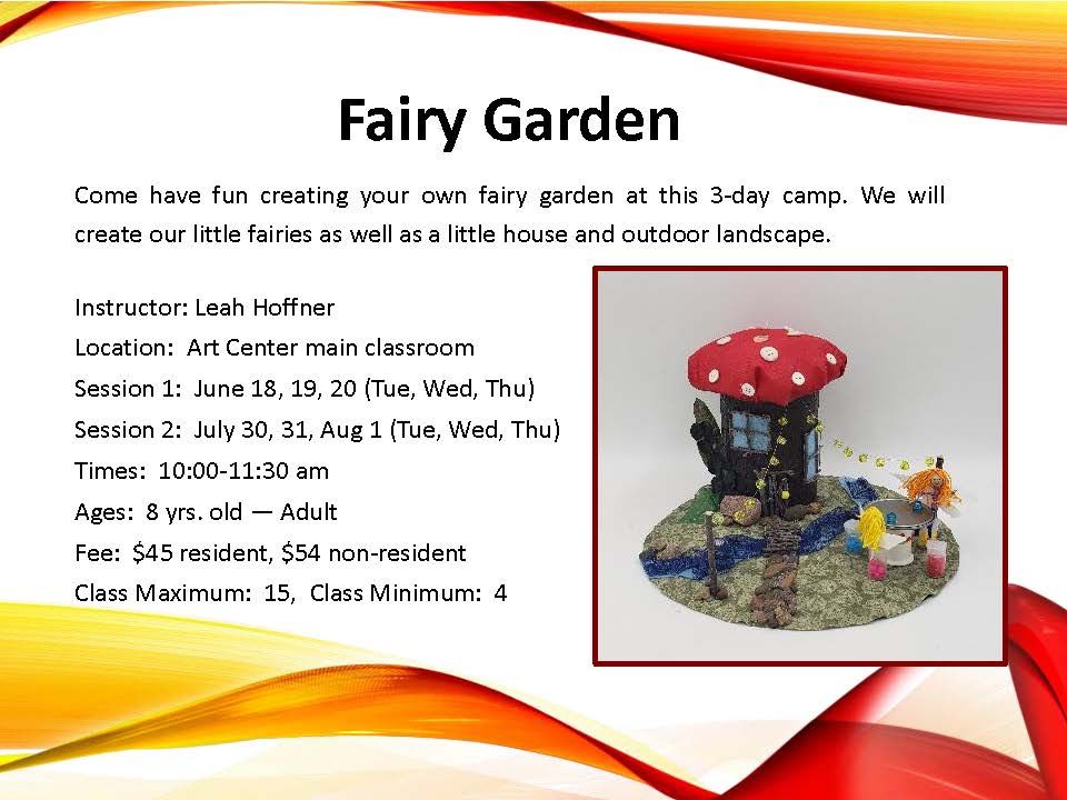 Fairy Garden: Session 2