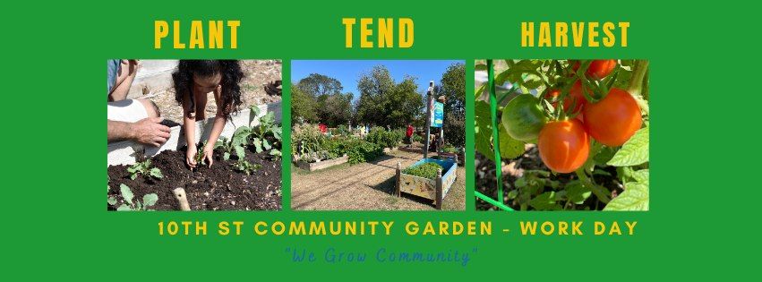 10th St Community Garden Work Day