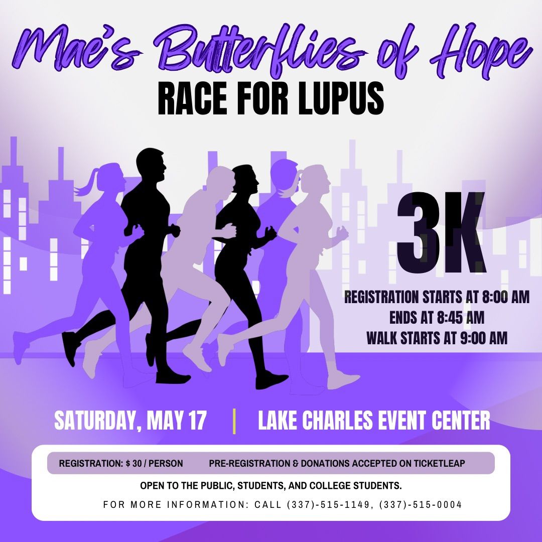 Mae's Butterflies of Hope 4th Annual Lupus Awareness Walk