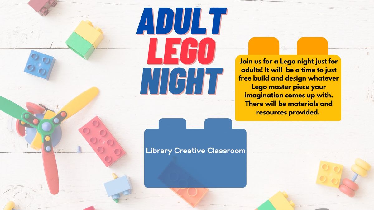 Adult Lego Night