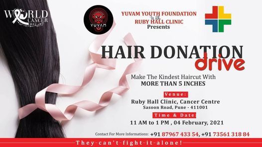Hair Donation Drive, Pune, Maharashtra, 4 February 2021