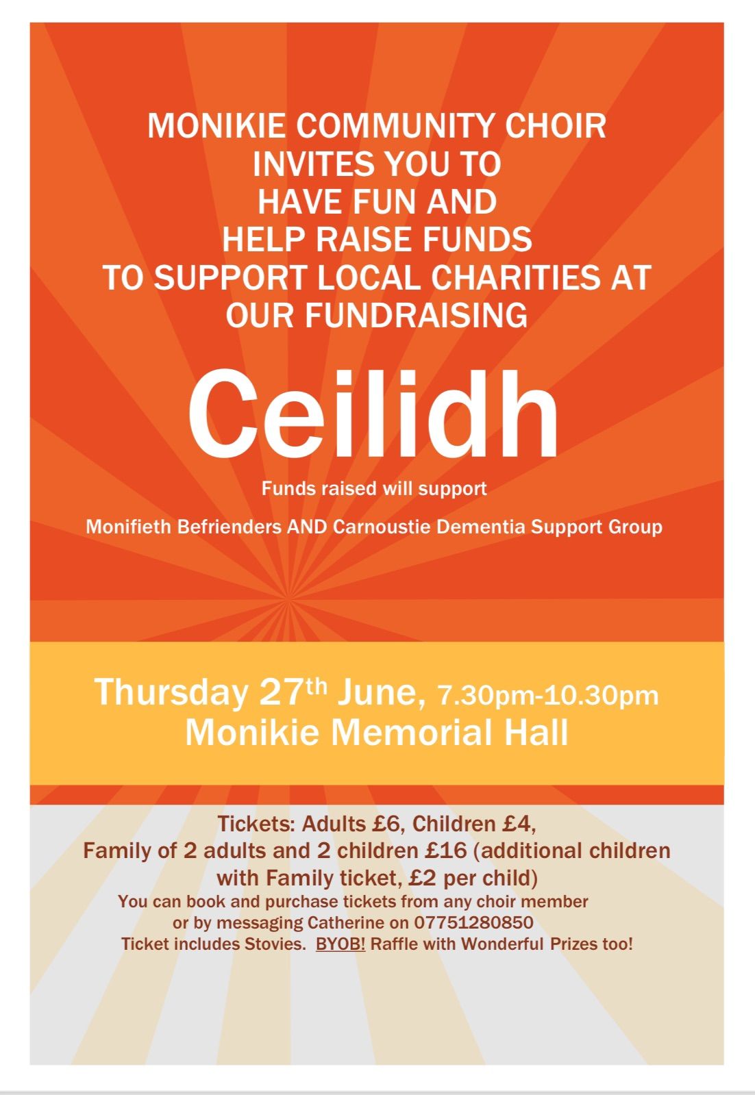 Fundraising Ceilidh and concert 