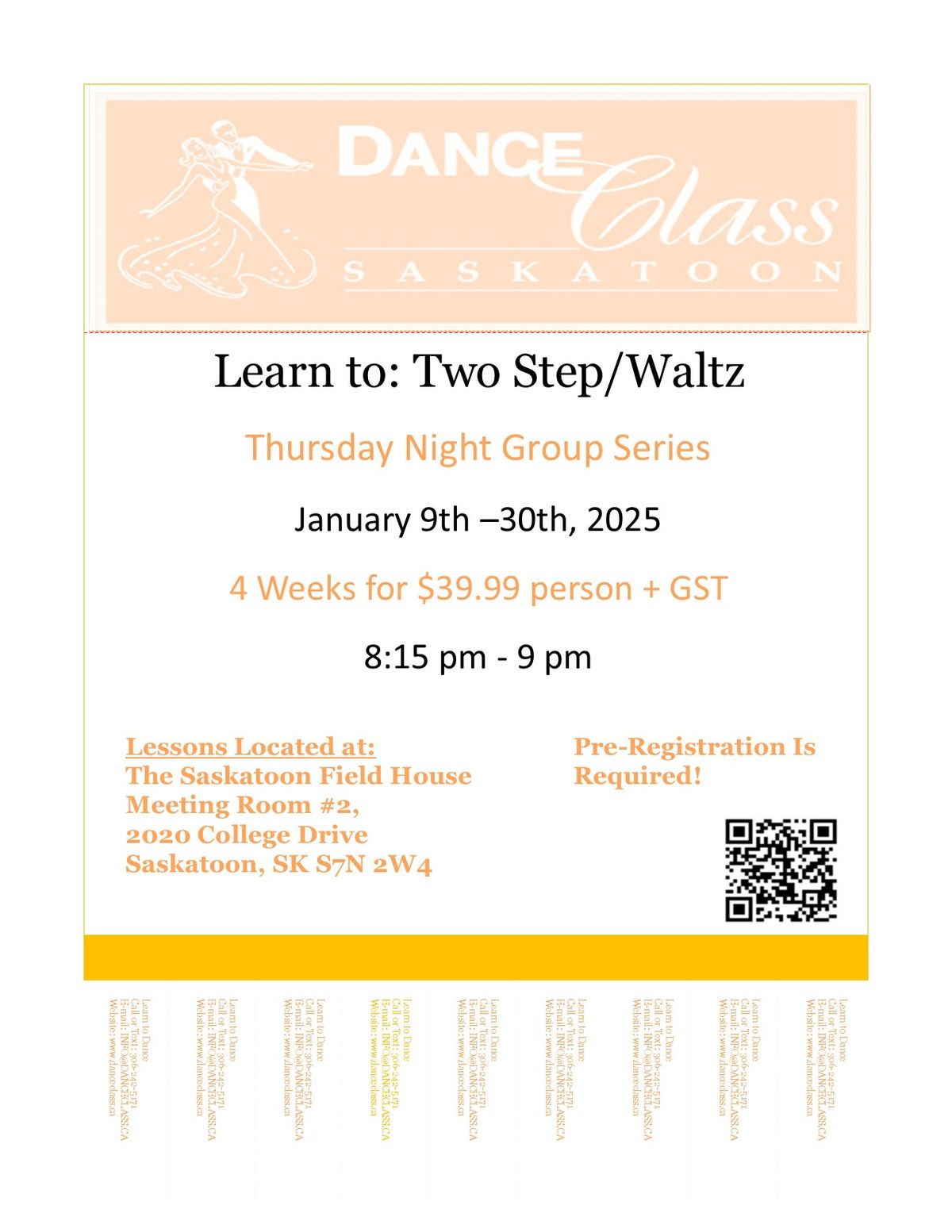 Thursday Learn To Dance Group Series 