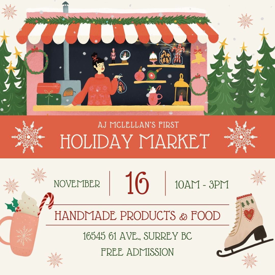 AJ McLellan\u2019s First Annual Holiday Market 