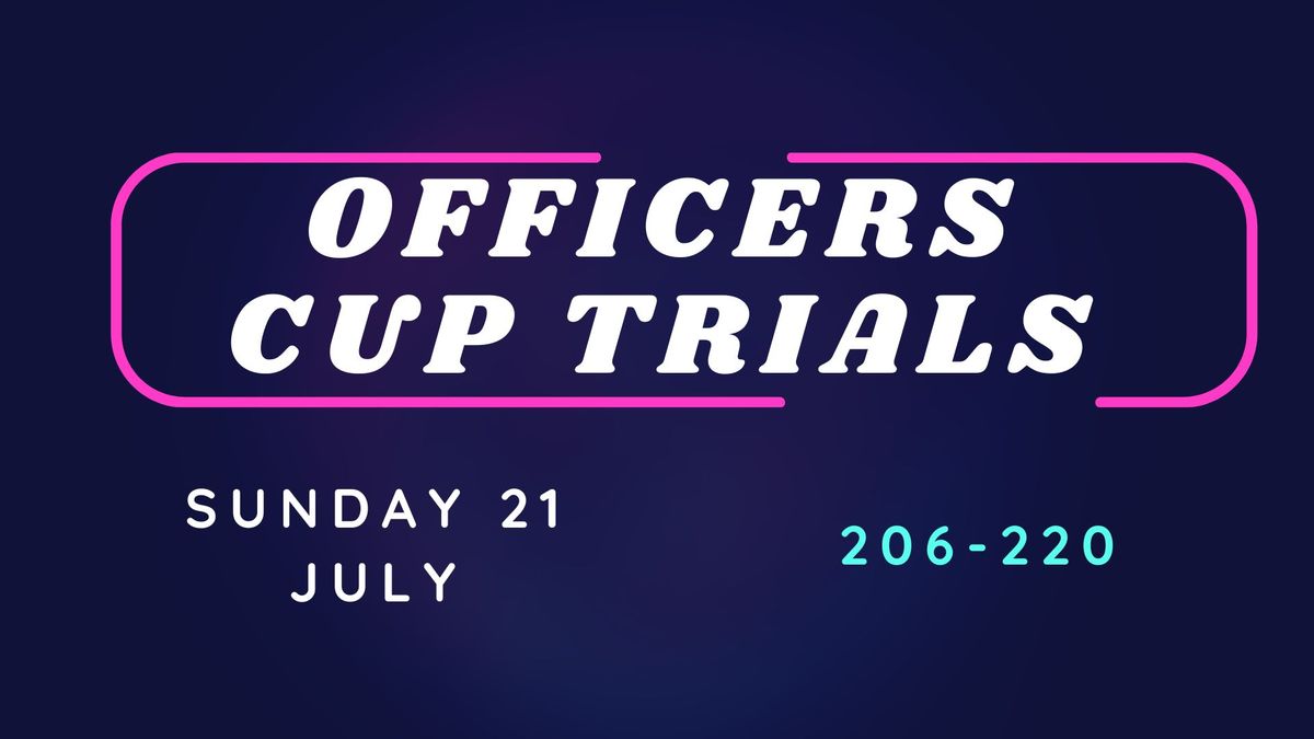 Officers Cup Trials 2024