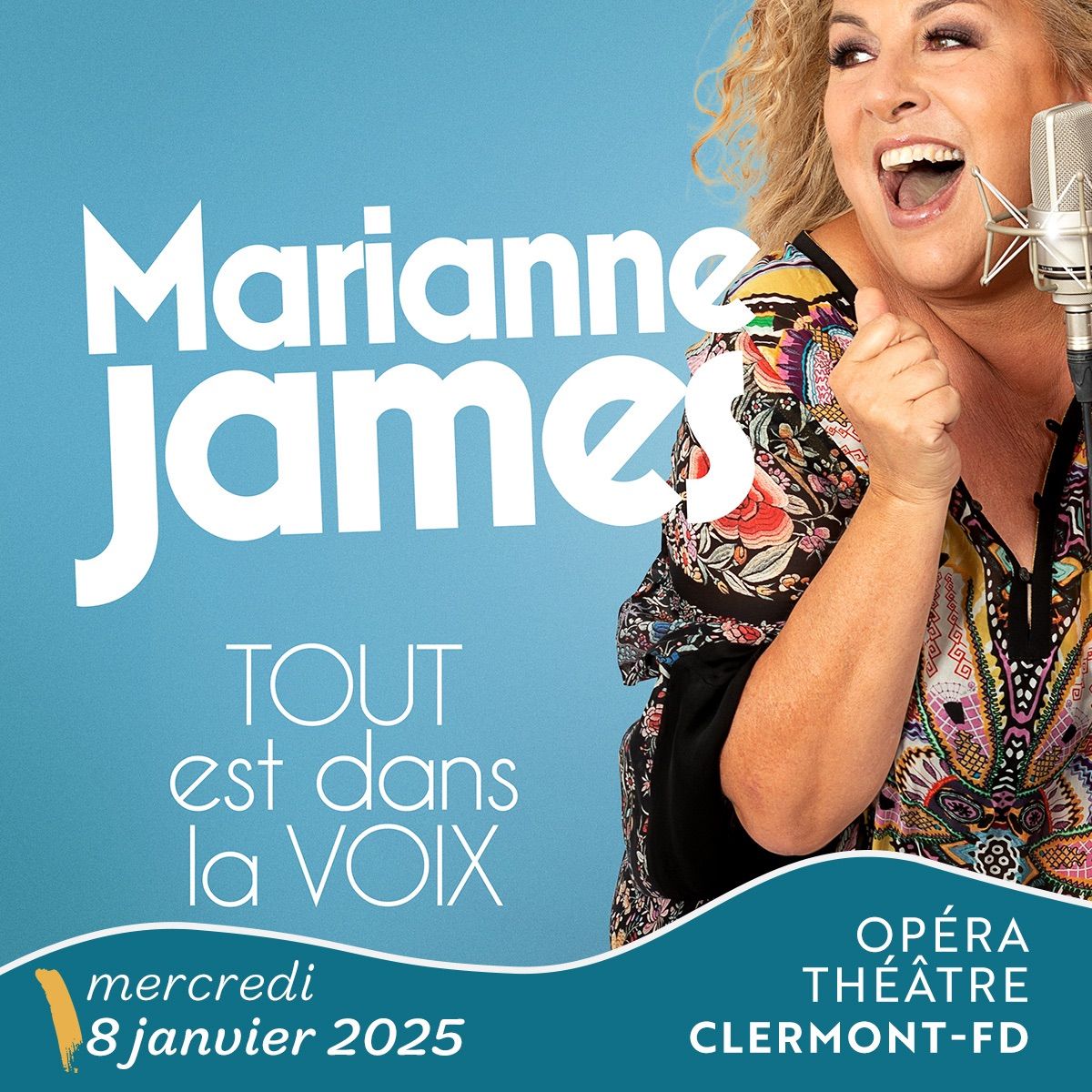 MARIANNE JAMES Tout est dans la Voix