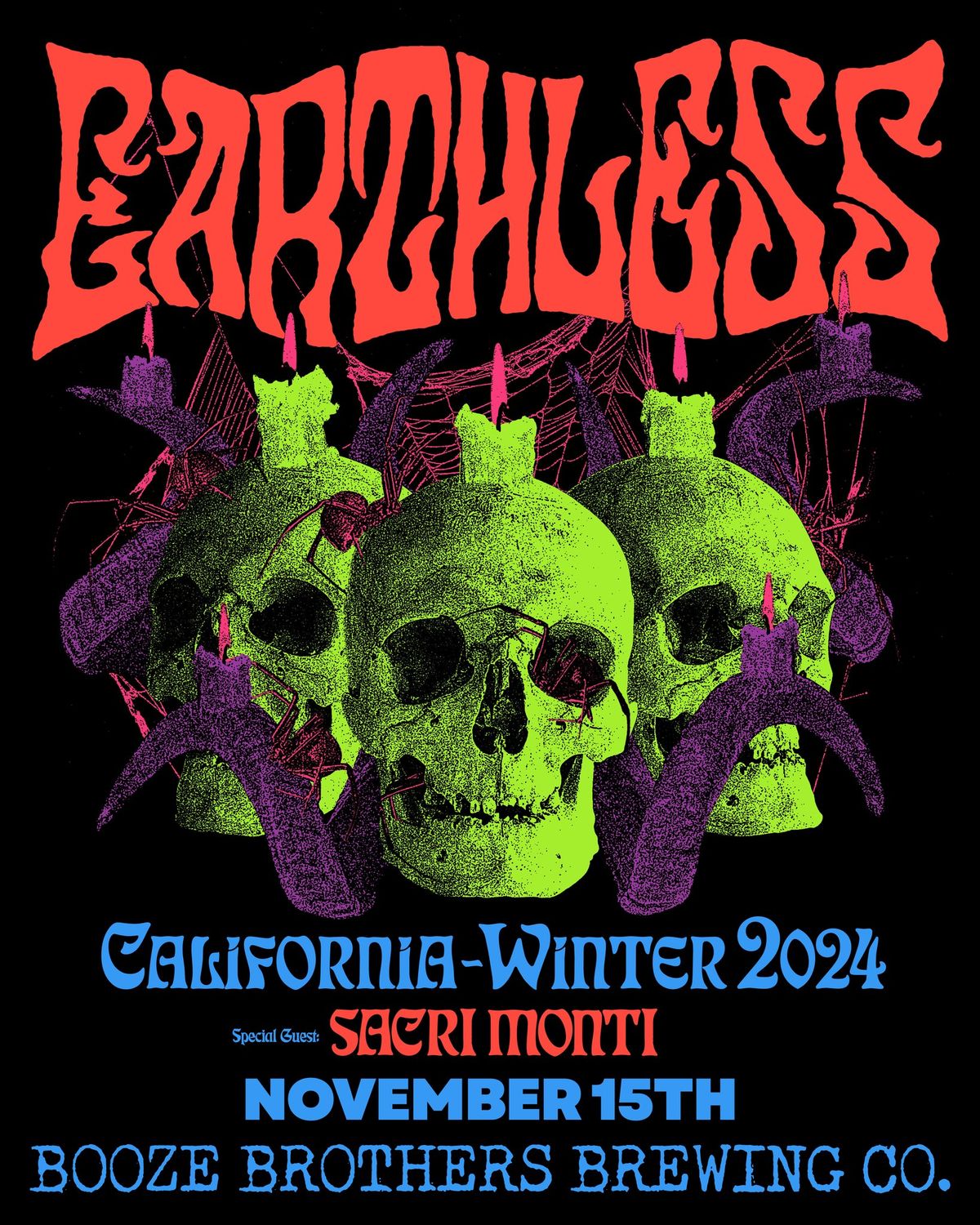 EARTHLESS! Live at Booze Brothers w\/ Sacri Monti