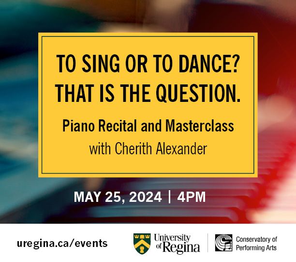 To Sing or to Dance? That is the Question: Piano Recital and Masterclass with Cherith Alexander
