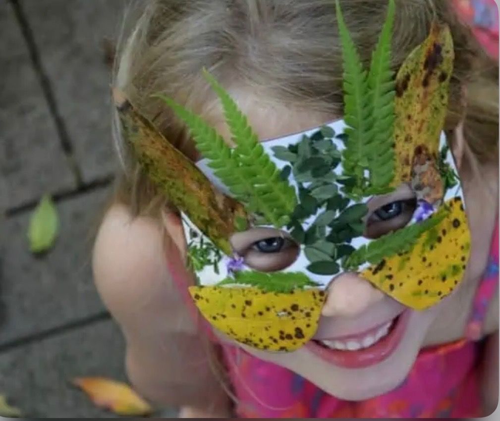 Yoga, Leaf Masks & Beeswax Candle Rolling