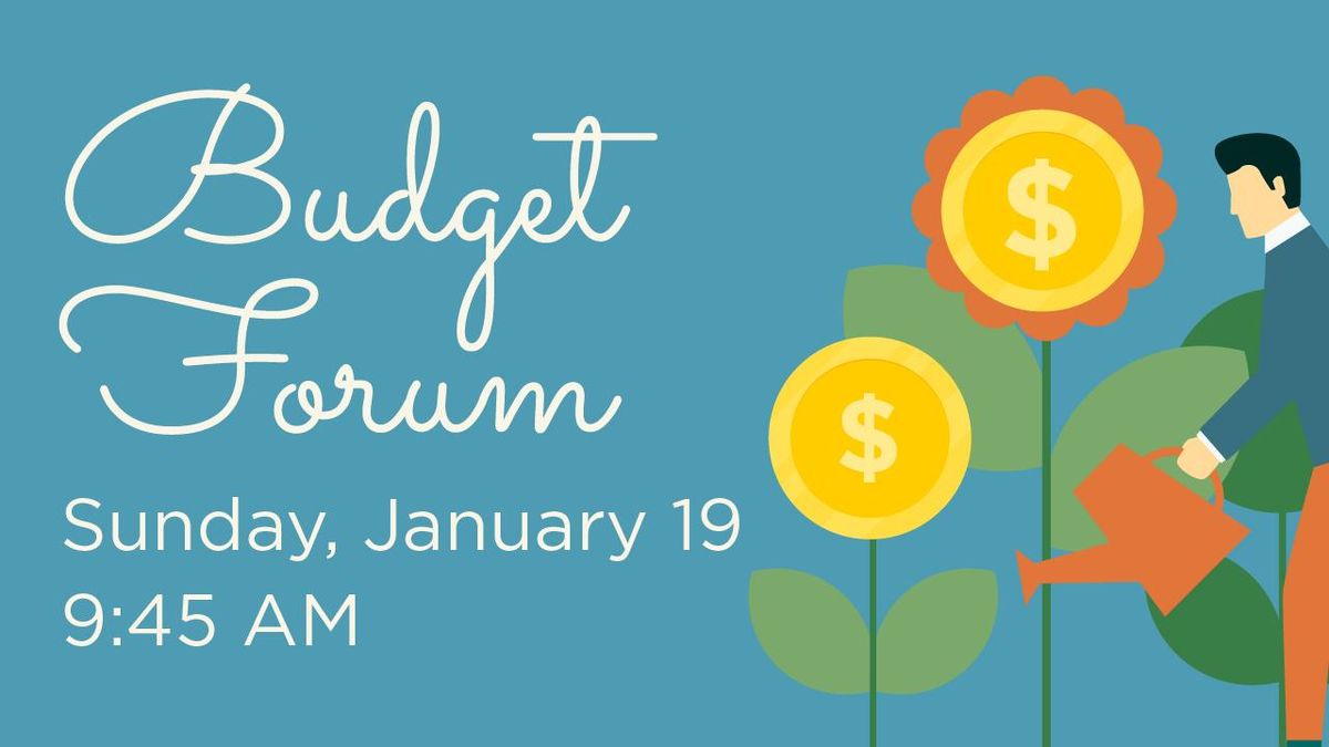 Budget Forum