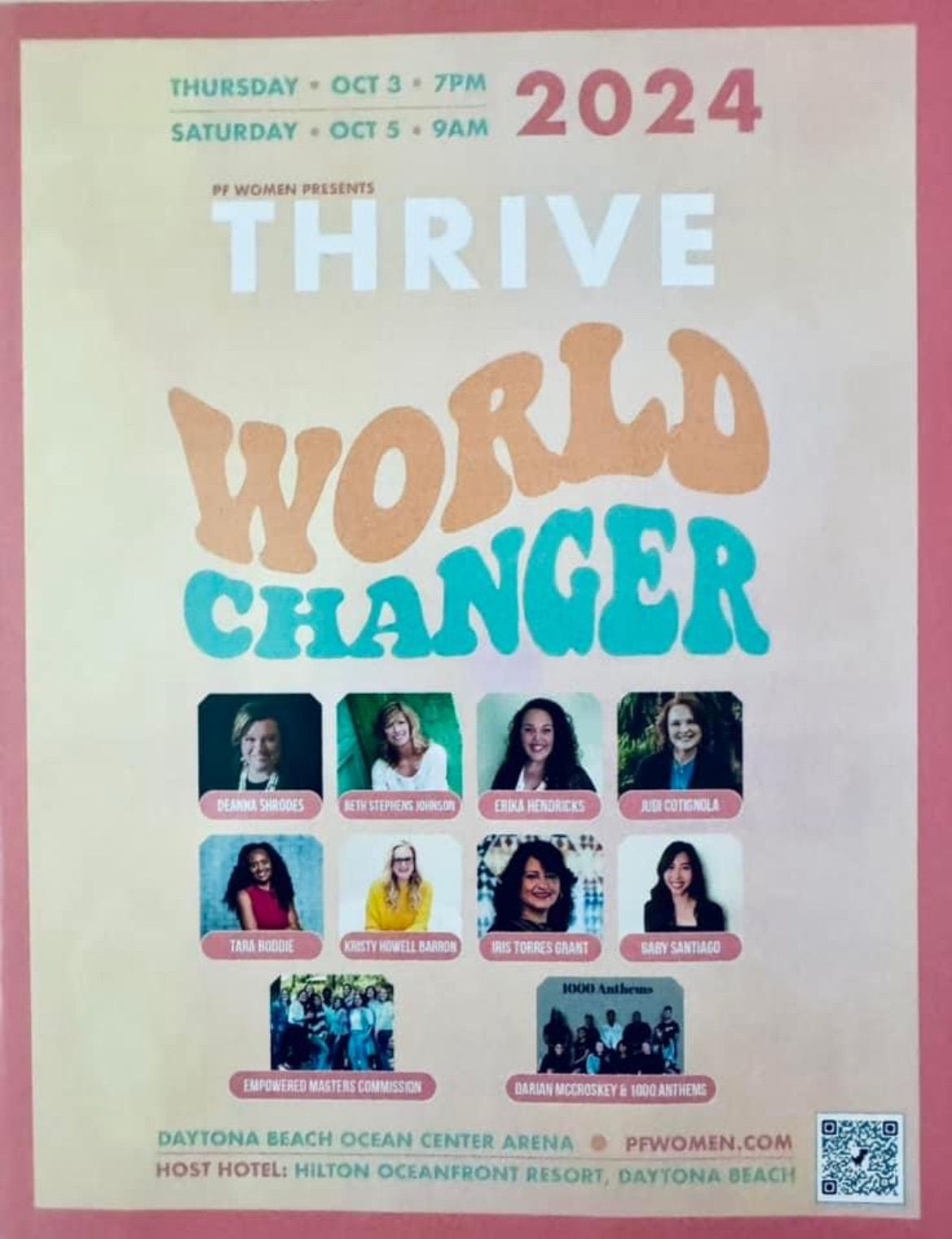 THRIVE 2024 World Changer!!!