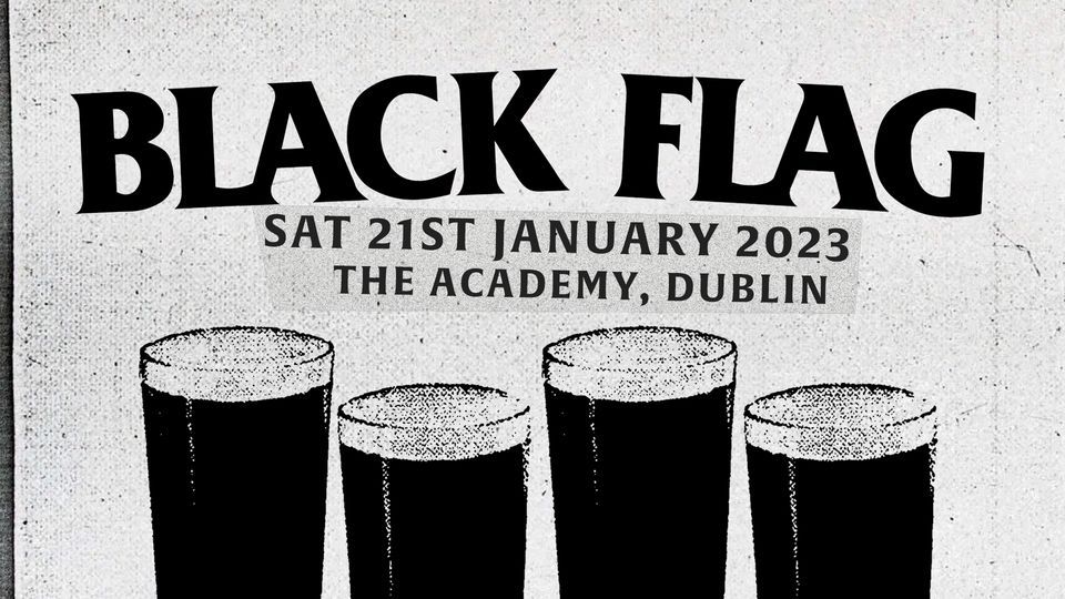 Black Flag with Total Chaos: The Academy, Dublin - 21st January 2023