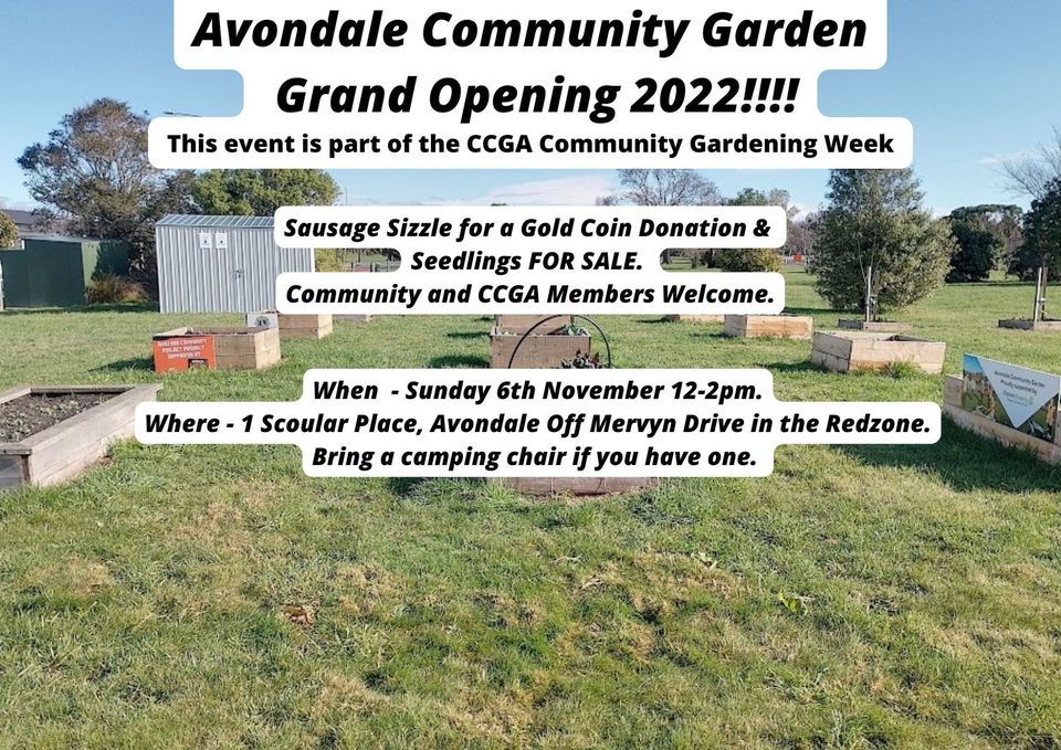 Avondale Community Garden Open Day 2022!!!!