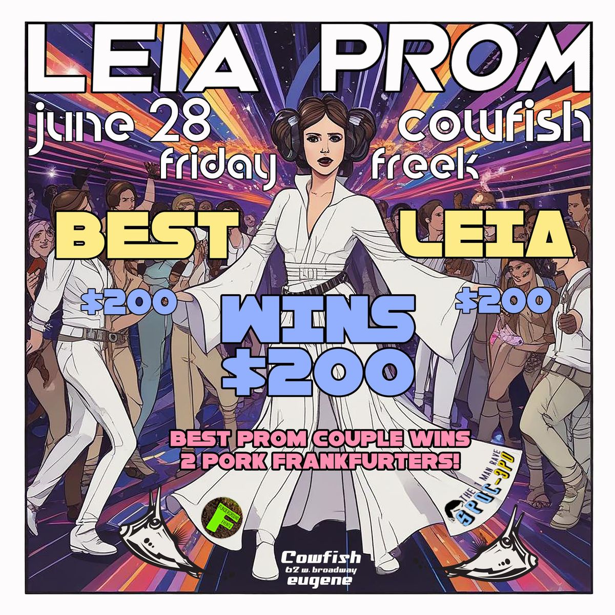 ~~Leia Prom Night~~ Best Leia Wins $200 Cash! Best Prom Couple wins a Couple a Pork Frankfurters!!!