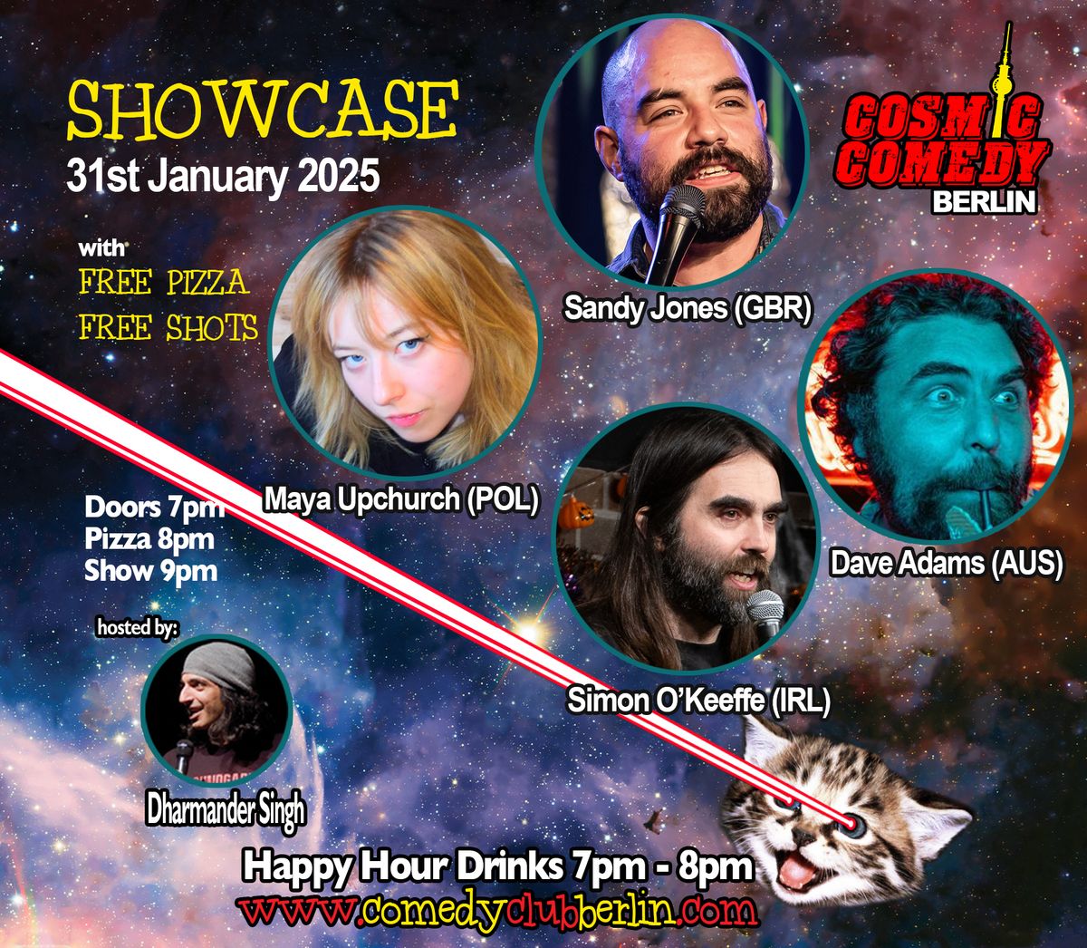 Cosmic Comedy Berlin SHOWCASE FRIDAYS