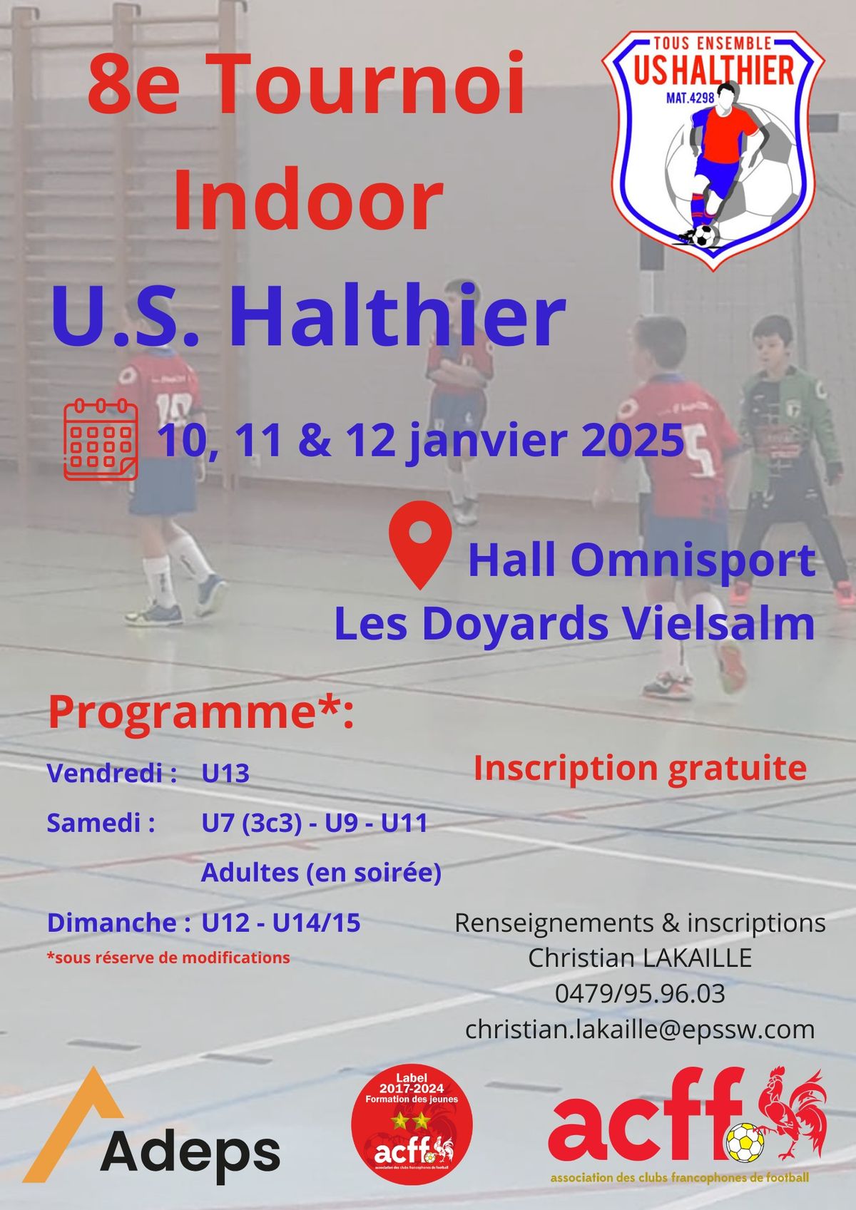 \u26bd\ud83d\udd35\ud83d\udd34 8e Tournoi Indoor U.S. Halthier \ud83d\udd34\ud83d\udd35\u26bd