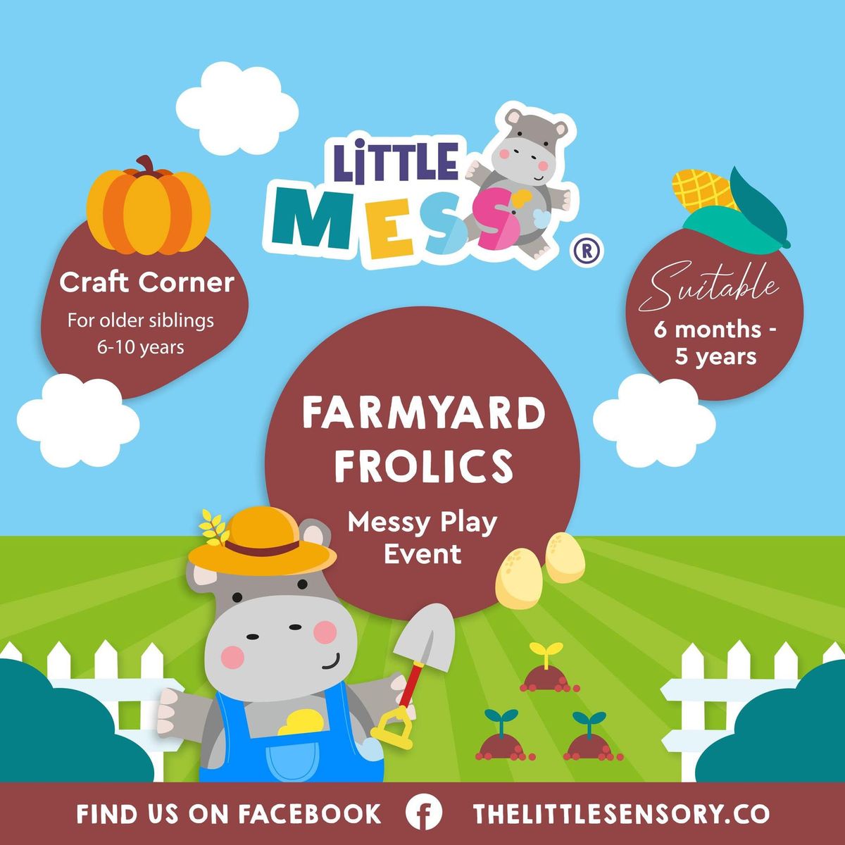 Messy Play - Hethersett - Farmyard frolics 