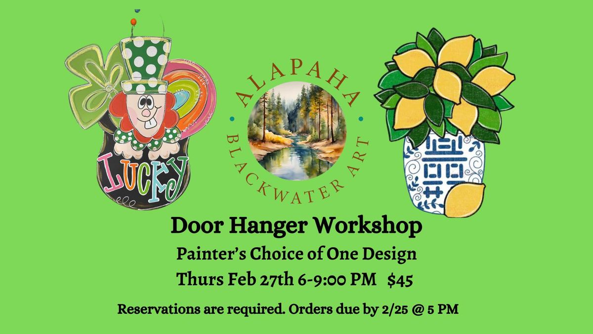 Door Hanger Workshop