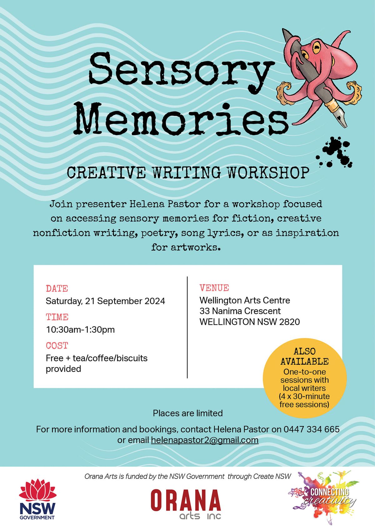 Sensory Memories Creative Writing Workshop