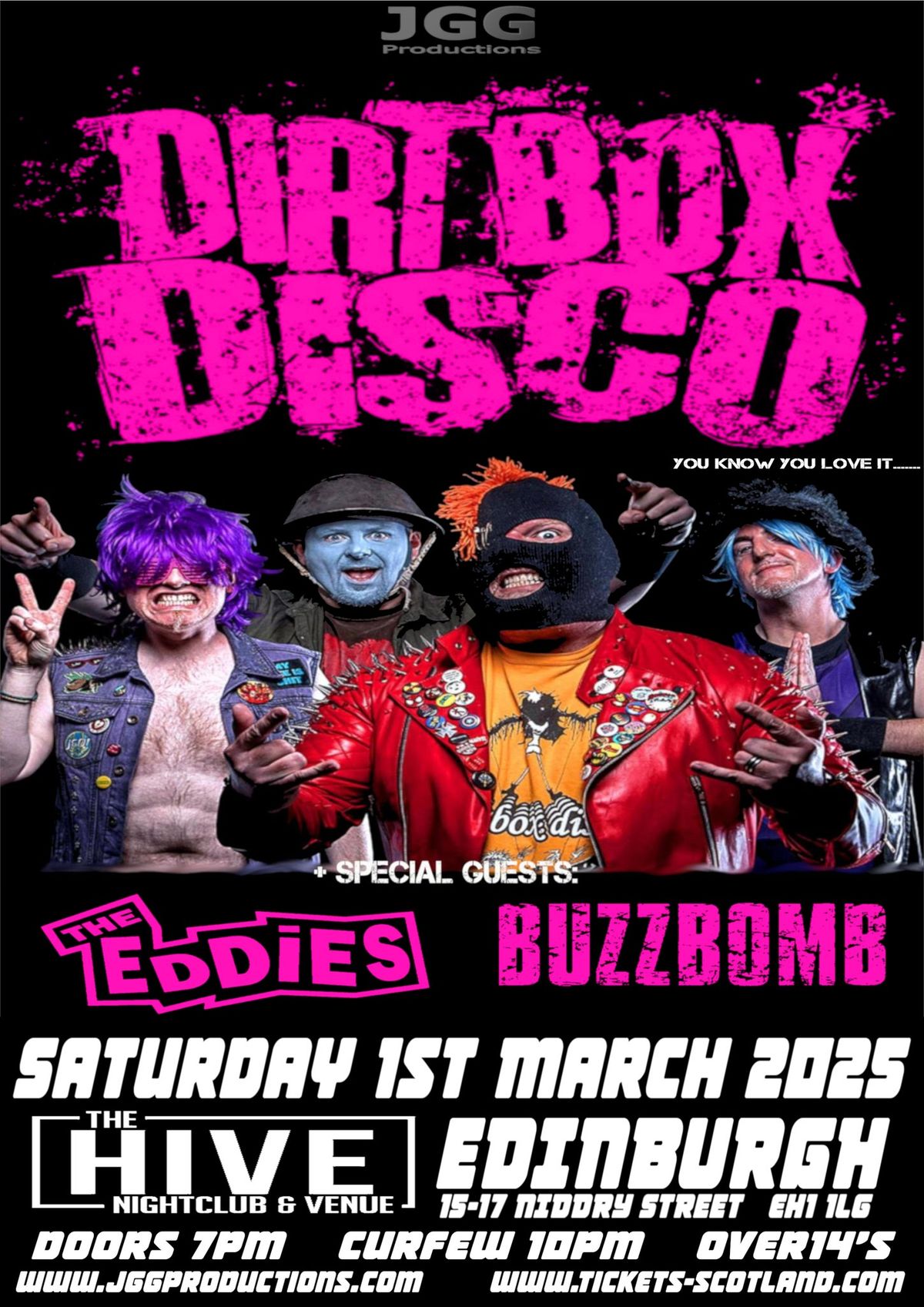 Dirt Box Disco + The Eddies, Buzzbomb