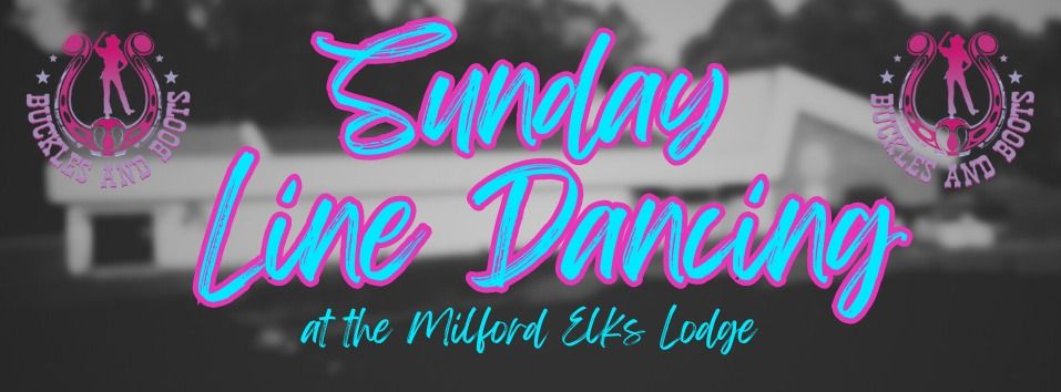 Sunday Line Dancing at the Milford Elks Lodge