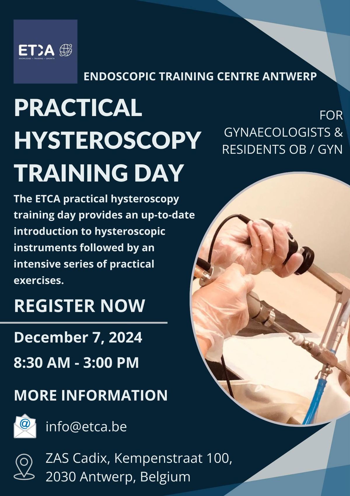 Practical Hysteroscopy Training Day for MD Ob\/Gyn & Residents Gynaecology\/Obstetrics