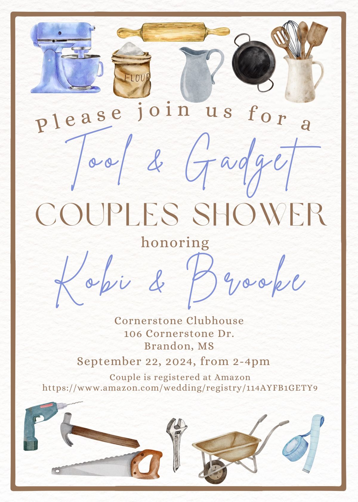 Couples Shower for Kobi & Brooke