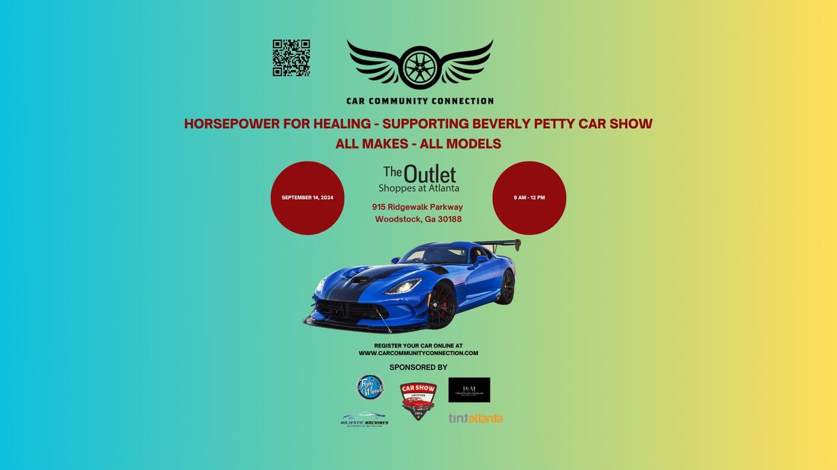 Horsepower for Healing - Supporting Beverly Petty Car Show