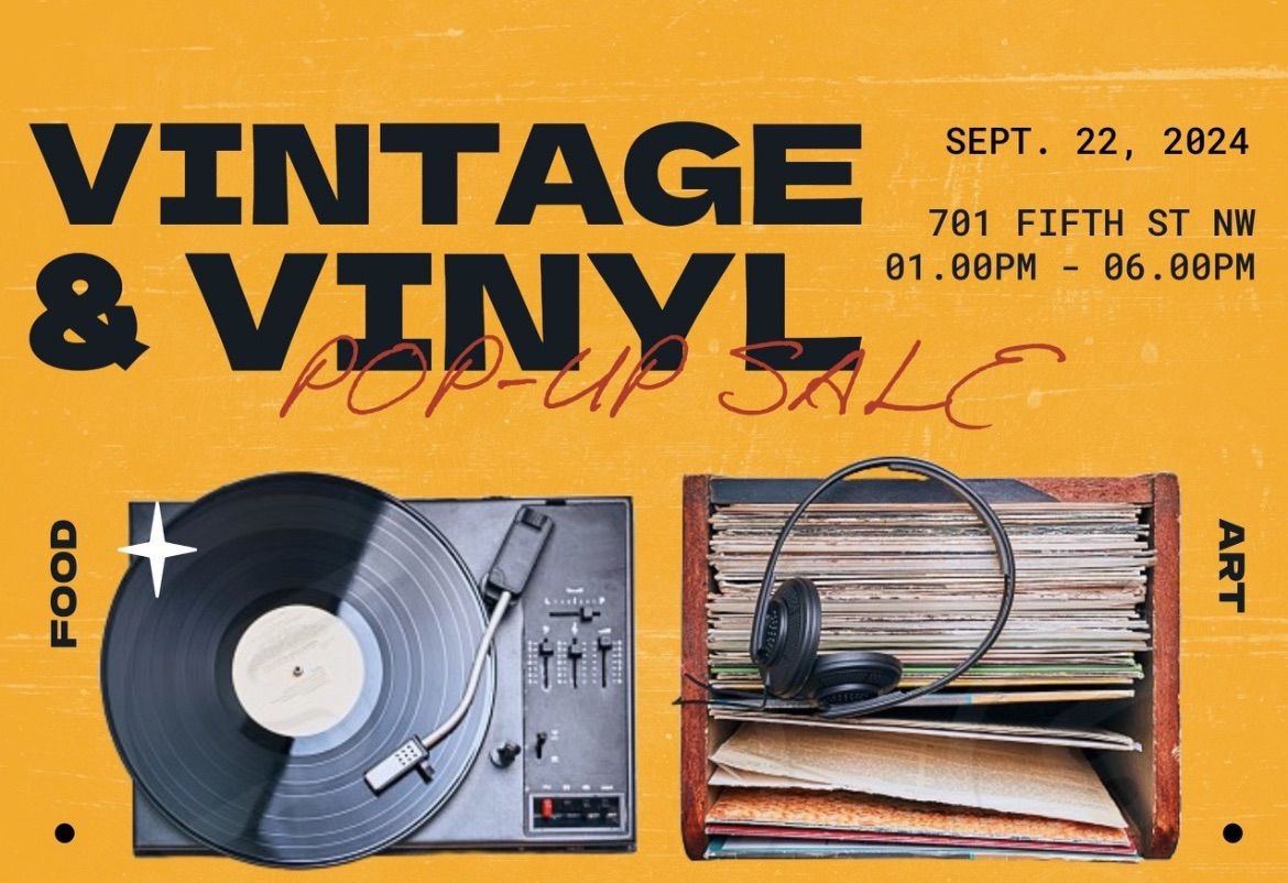 Vinyl and Vintage Pop Up Sale Party