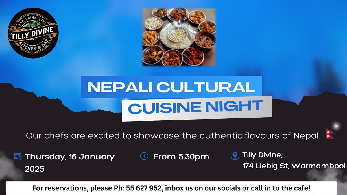 Nepalese Cultural Cuisine night