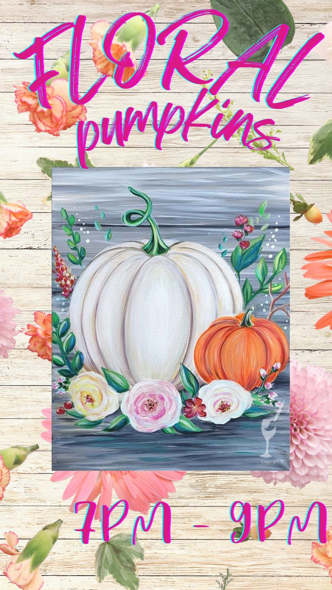 Floral Punpkins