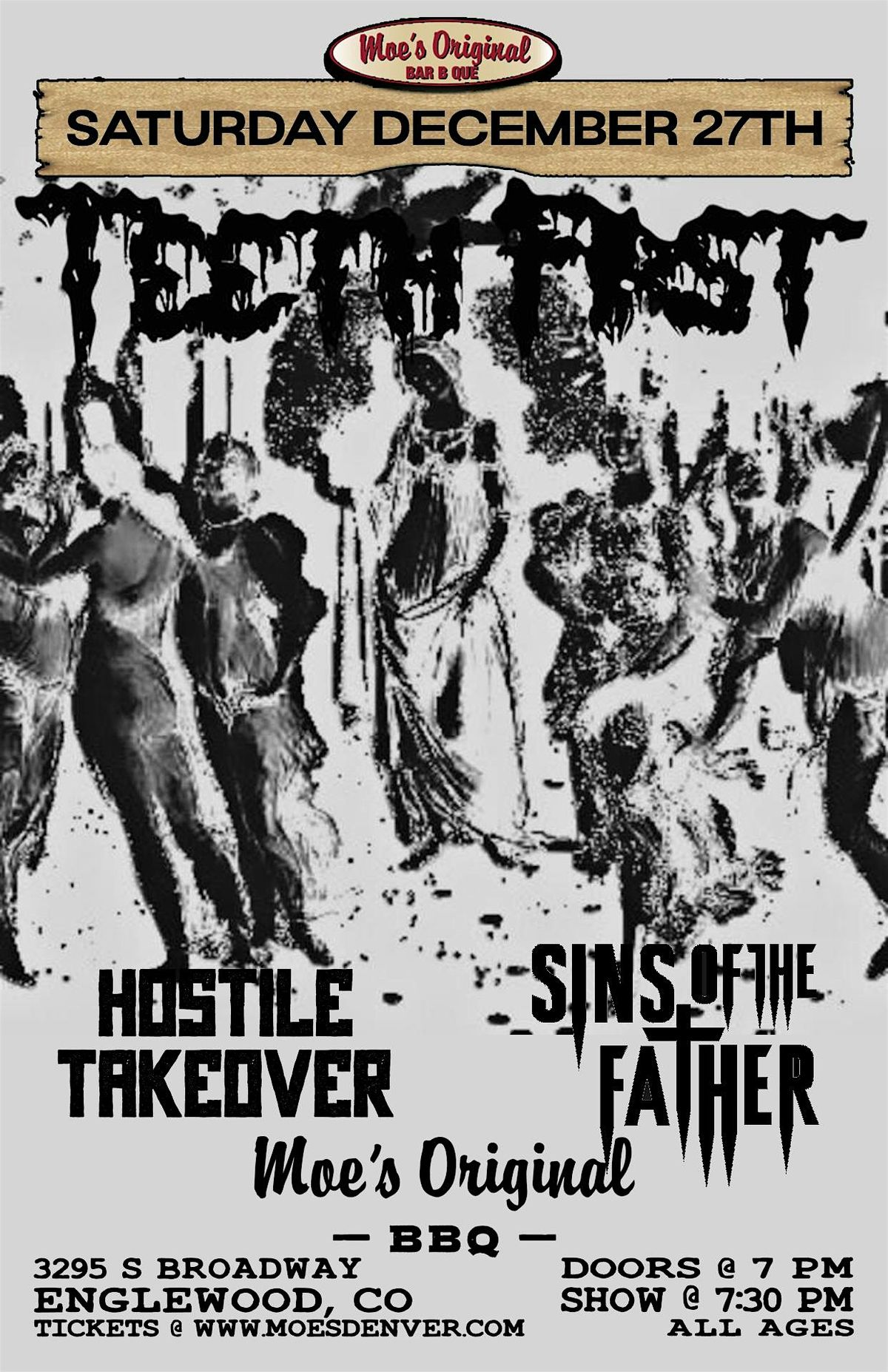 Teeth First (EP Release) w\/ Hostile Takeover + Sins of the Father