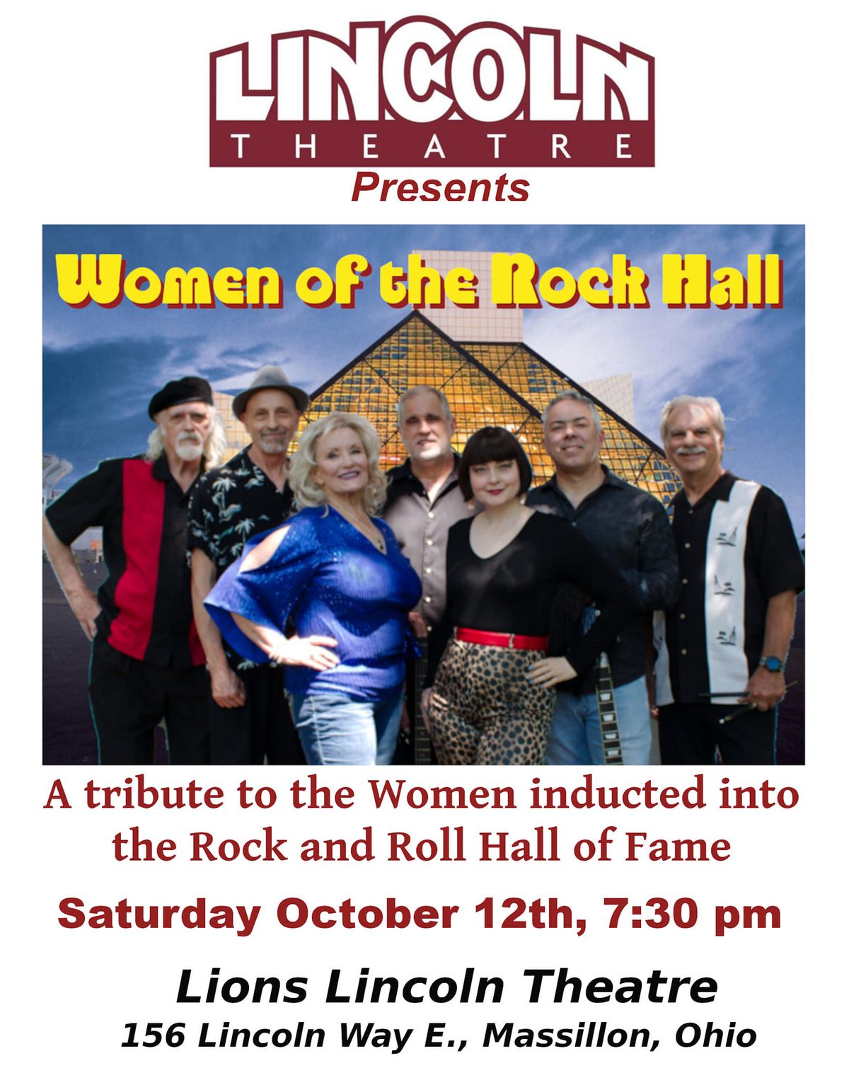 Women of the Rock Hall at the Lincoln Theater in Massillon