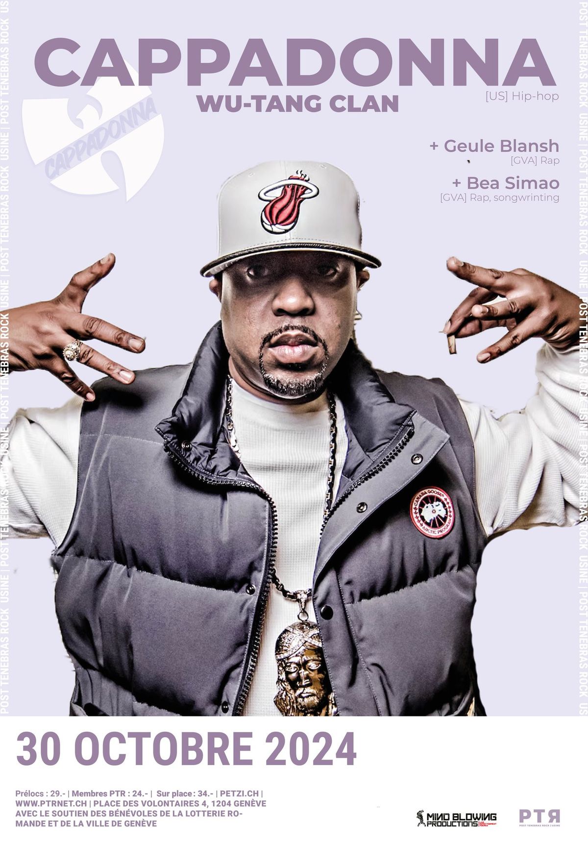 CAPPADONNA (WU-TANG) [US] + Geule Blansh [GVA] + Bea Simao [GVA]