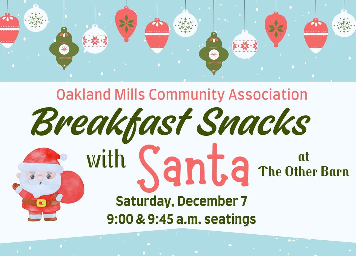 Breakfast Snacks with Santa