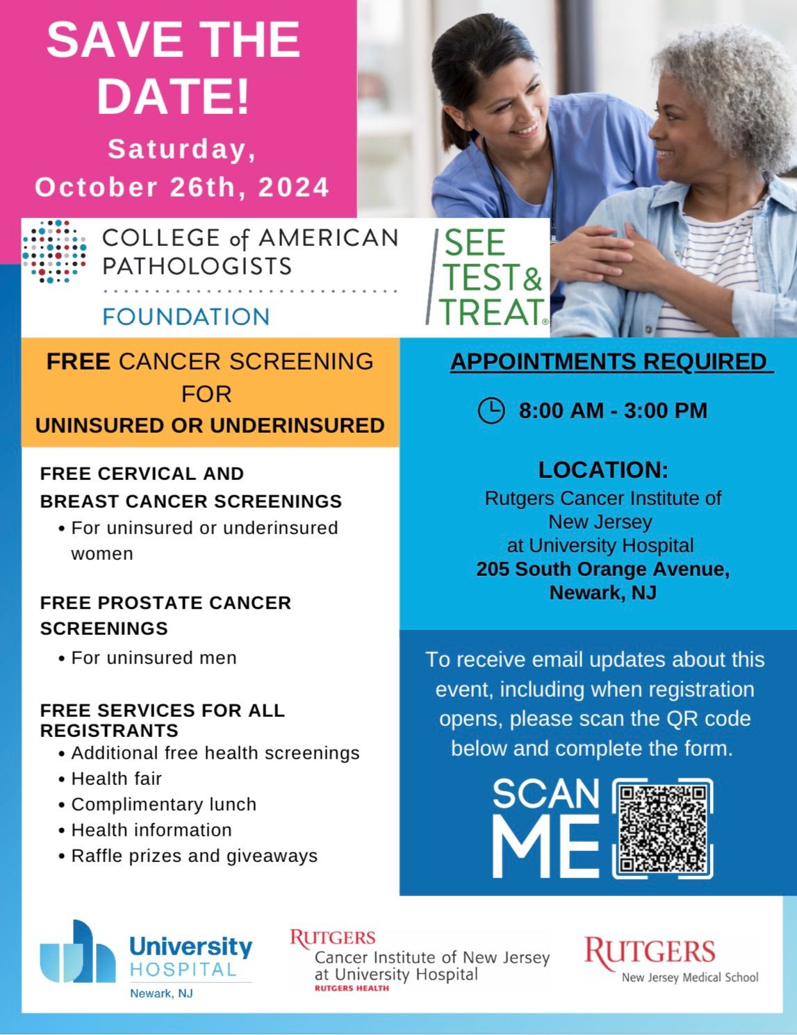 See, Test, Treat screening event