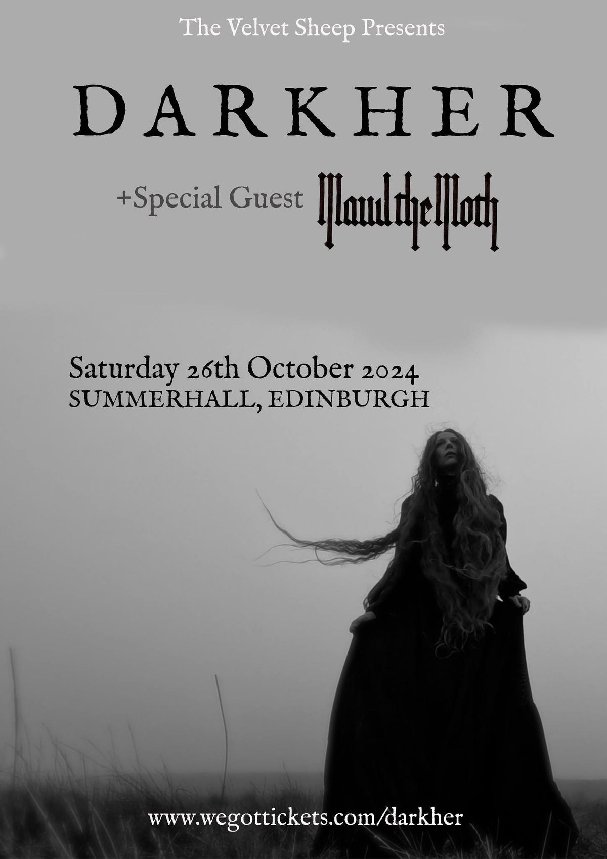 ***CANCELLED DUE TO VENUE ISSUES***DARKHER + Special Guest MAUD THE MOTH 