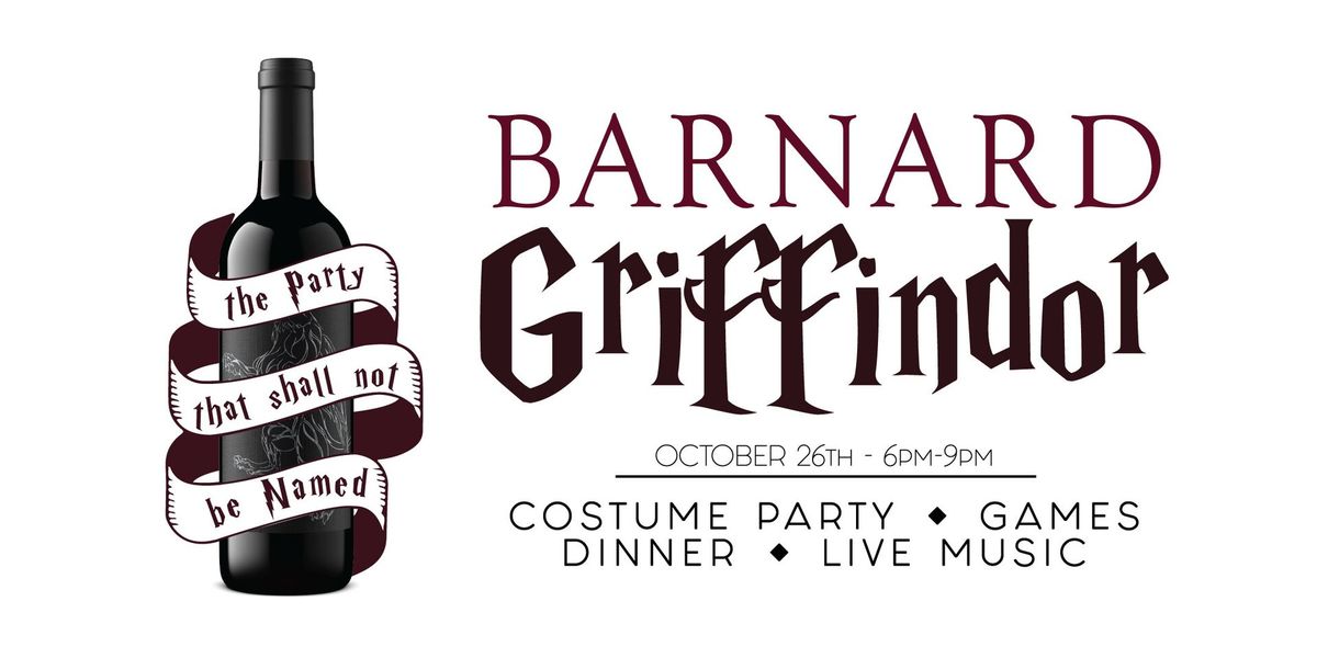 The Party That Shall Not Be Named - COSTUME PARTY AND DINNER