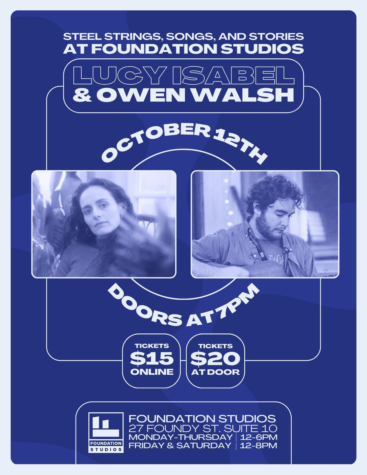 Songwriter's Showcase with Owen Walsh & Lucy Isabel