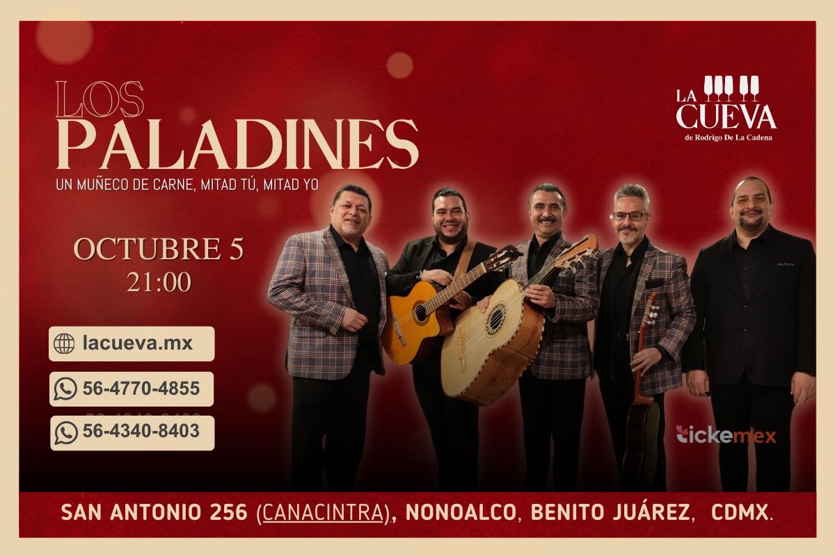 Los Paladines "Un mu\u00f1eco de carne; mitad t\u00fa, mitad yo" | La Cueva de Rodrigo De La Cadena