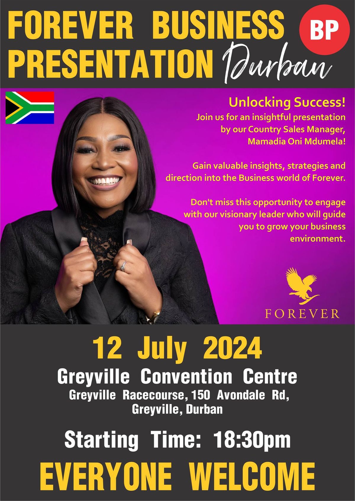 Forever Business Presentation - Greyville, Durban (KZN)