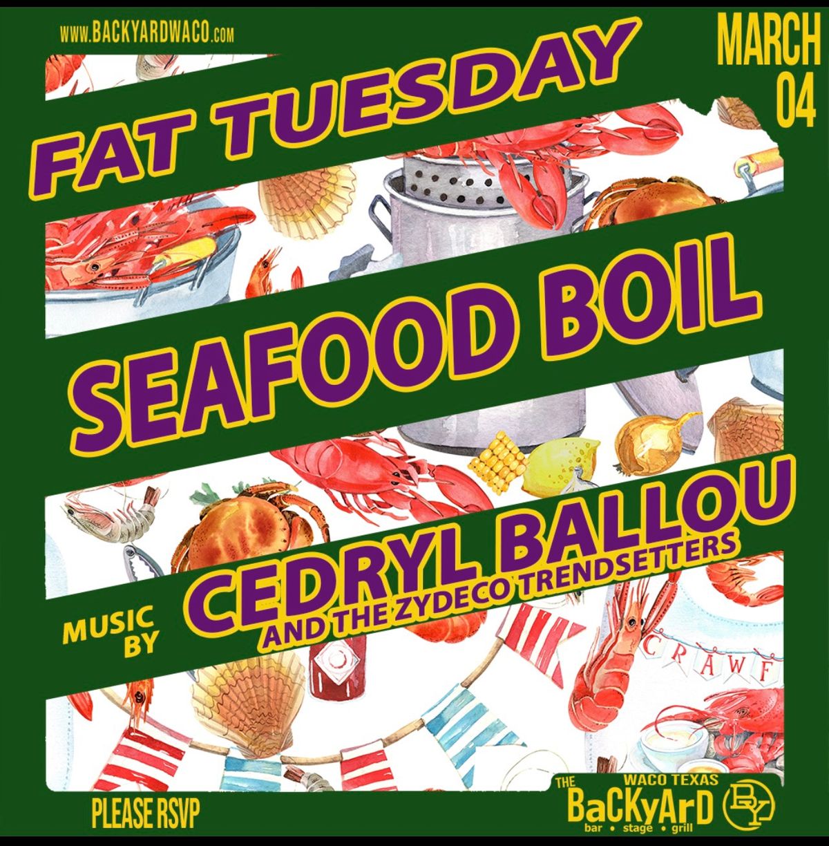 FAT TUESDAY -RSVP PLEASE