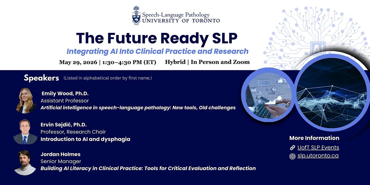 The Future Ready SLP: Integrating AI Into Clinical Practice and Research