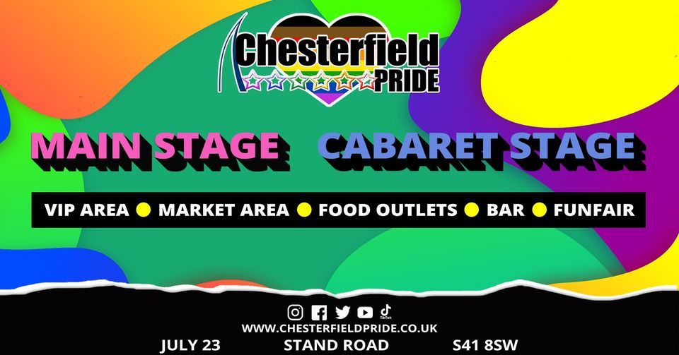 Chesterfield Pride 2023, Stand Road Park, Chesterfield, 23 July 2023